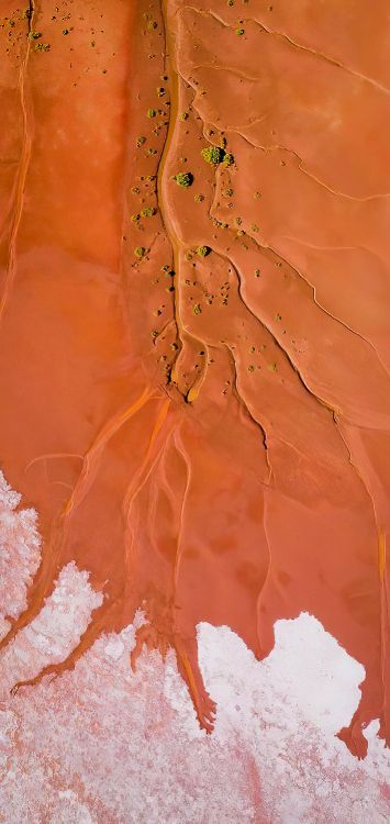 Orange, Art, de Teintes et de Nuances, Peinture, Pente. Wallpaper in 1420x3000 Resolution