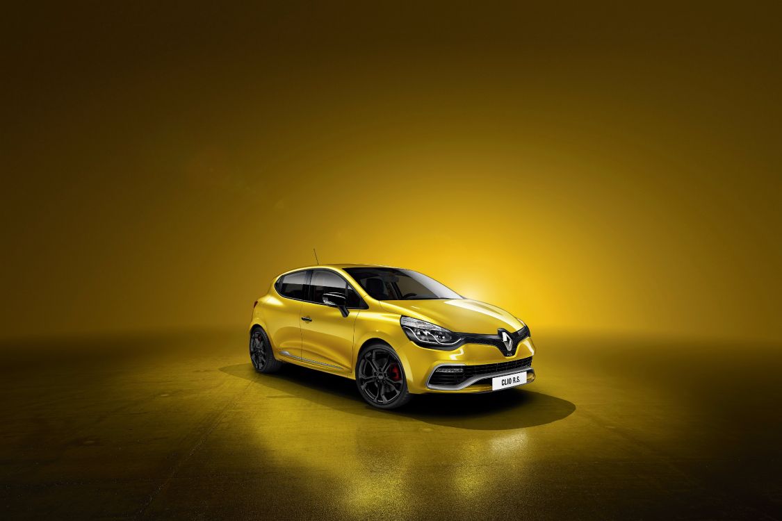 Yellow Mercedes Benz c Class Coupe. Wallpaper in 4950x3300 Resolution