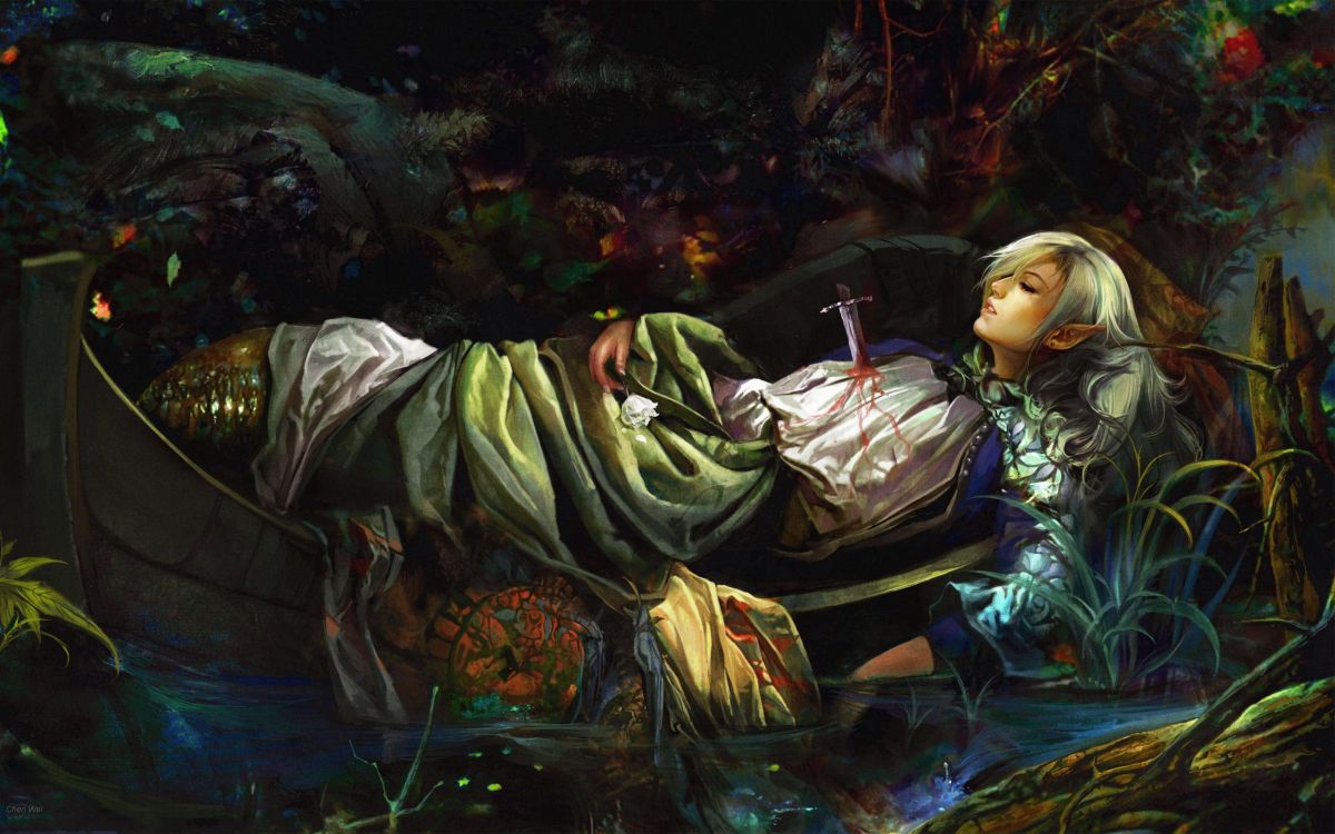 Femme en Robe Verte et Marron Allongée Sur un Textile Bleu. Wallpaper in 2560x1600 Resolution