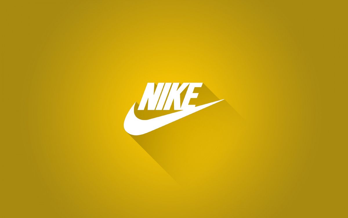 Logotipo, Swoosh, Nike, Marca, Amarillo. Wallpaper in 3840x2400 Resolution
