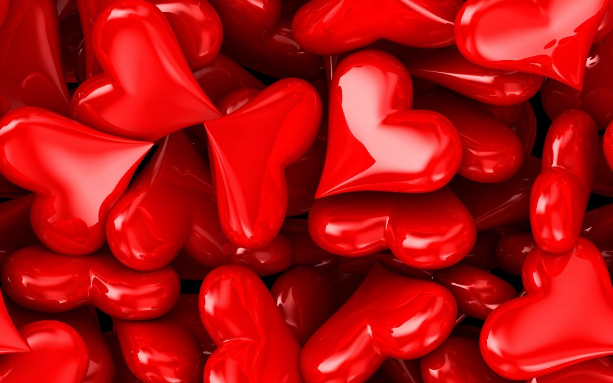 Cœur, le Jour de Valentines, Red, Confiserie, le 14 Février. Wallpaper in 2560x1600 Resolution