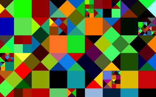 Image red yellow green and blue checkered