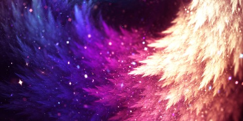 Image purple and black fur textile