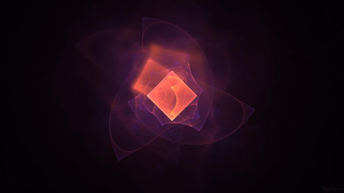 Light, Darkness, Purple, Amber, Art. Wallpaper in 3840x2160 Resolution