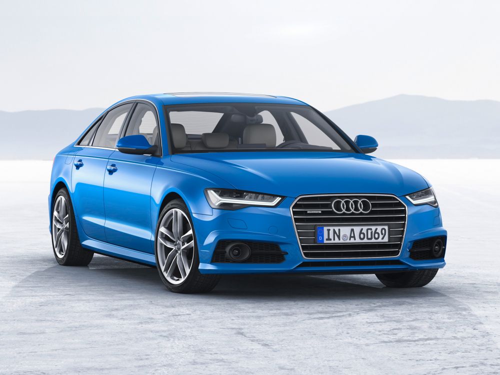 Blue Audi a 4 Coupe. Wallpaper in 1920x1440 Resolution