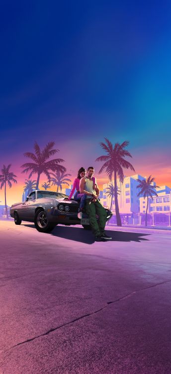 Gta 6 Hintergrund d Cran, Grand Theft Auto VI, Grand Theft Auto, Staat Leonida, Vice City. Wallpaper in 2160x4697 Resolution