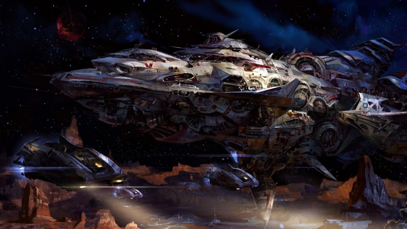 航天器, 空间, 汽车设计的, 暴风雪, 这个星球 壁纸 2560x1440 允许