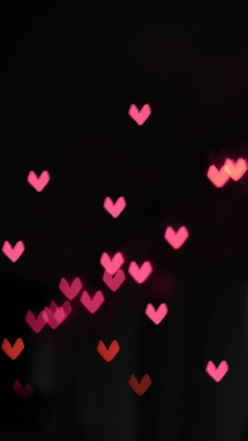 Image lighting, bokeh, light, pink, red