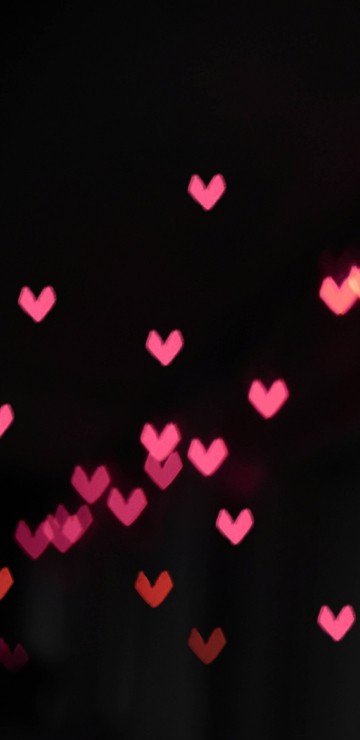 Image lighting, bokeh, light, pink, red