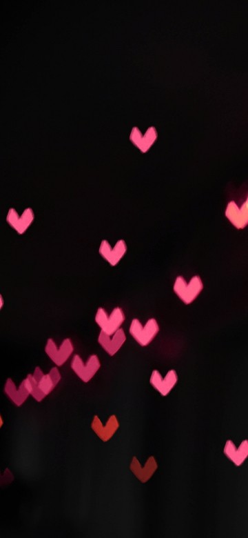 Image lighting, bokeh, light, pink, red