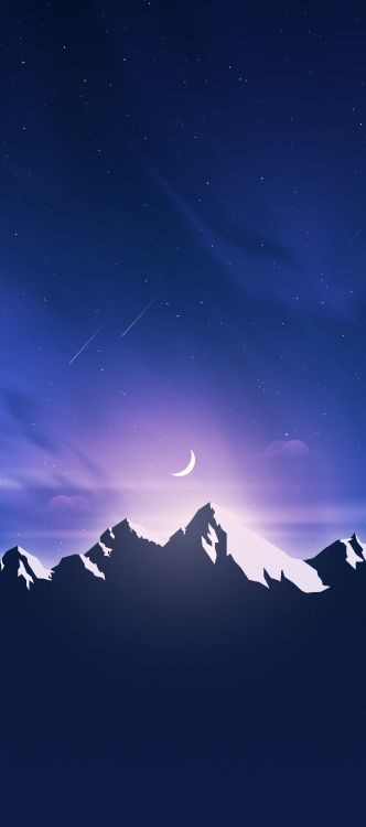 Montaña, Valle, Manzana, Smartphone, Ios. Wallpaper in 1242x2800 Resolution