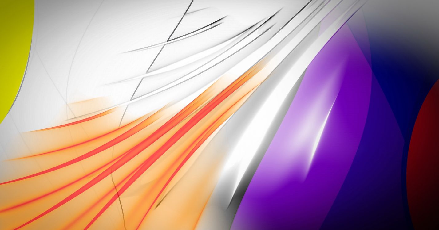 Pintura Abstracta Blanca Naranja y Morada. Wallpaper in 2617x1374 Resolution