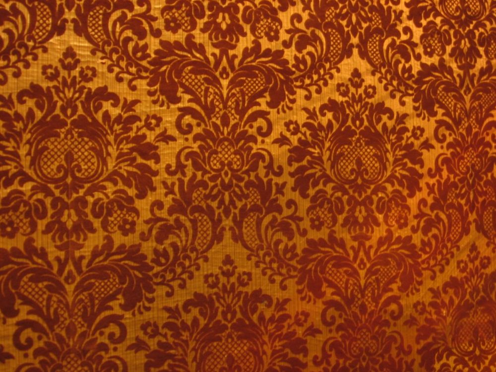 Textile Floral Marron et Beige. Wallpaper in 2048x1536 Resolution