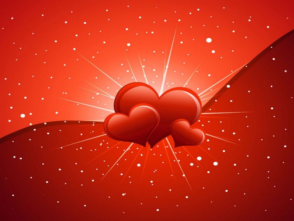 le Jour de Valentines, Cœur, Red, Graphique, Amour. Wallpaper in 1920x1440 Resolution