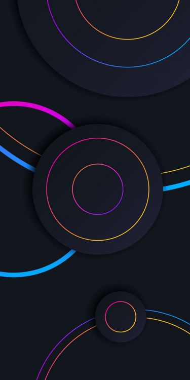 Circulo, Gas, Patrón, Magenta, Gráficos. Wallpaper in 1080x2160 Resolution