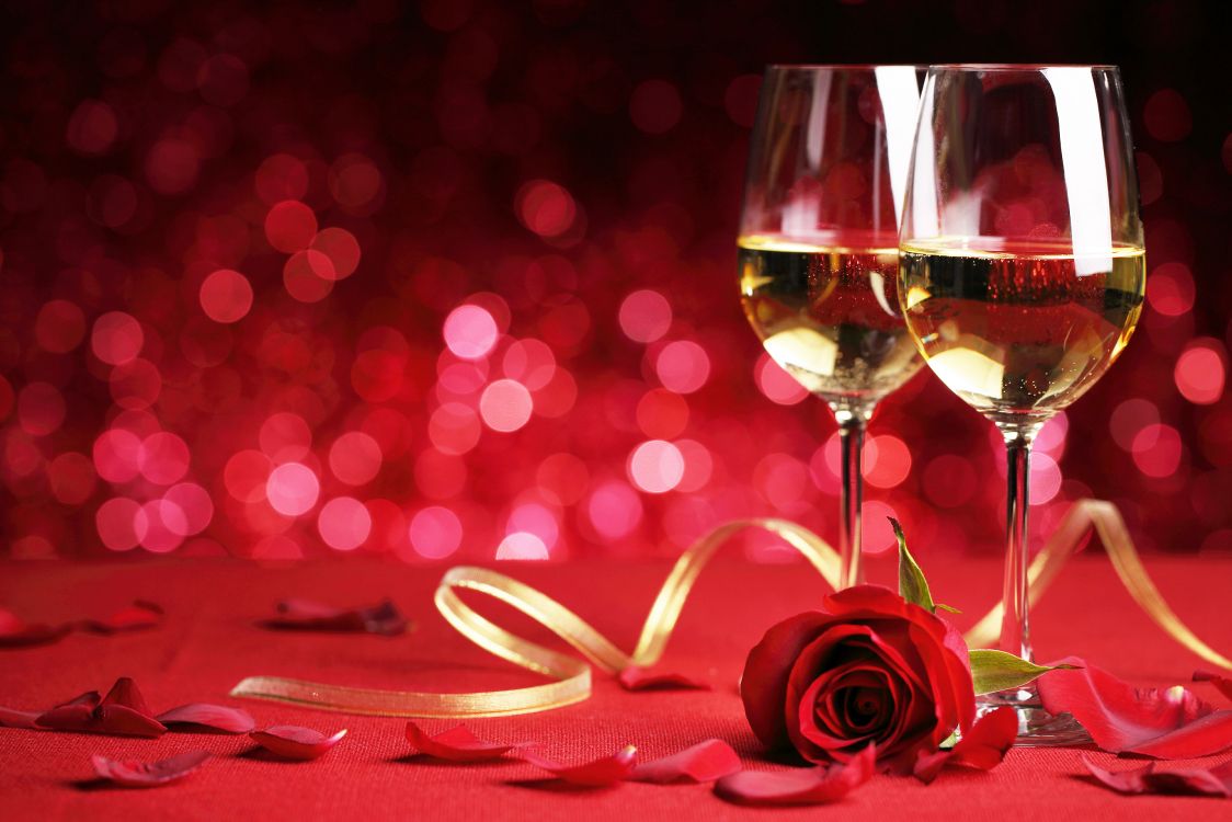 valentines day, restaurant, Dinner, stemware, wine glass