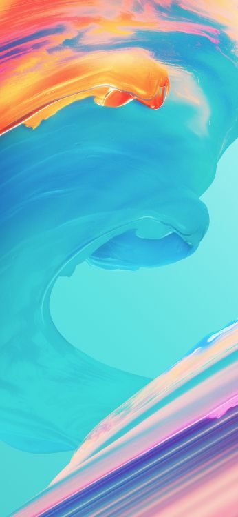 OnePlus 6T, Smartphone, Android, OxygenOS, Agua. Wallpaper in 1772x3839 Resolution