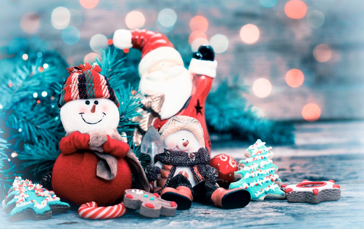 Muñeco, El Día De Navidad, Santa Claus, Decoración de la Navidad, Navidad. Wallpaper in 6016x3785 Resolution