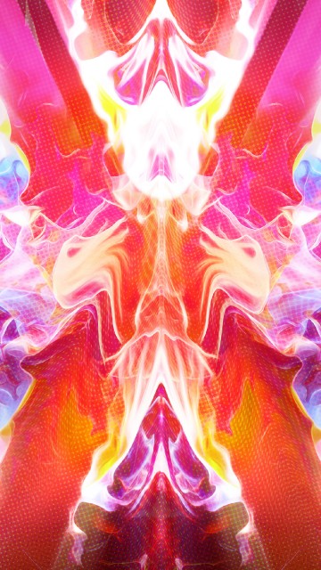 Image red and purple abstract painting