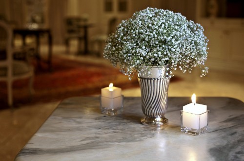 Image vase, flower, centrepiece, lighting, table