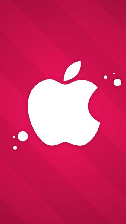 Apple, Ios, 红色的, 粉红色, 心脏 壁纸 1080x1920 允许