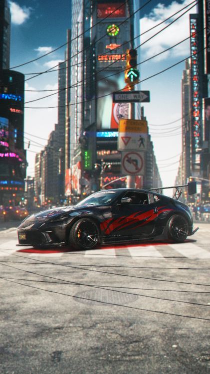 Deportivo, Coche, Nissan, Rueda, Neumatico. Wallpaper in 3240x5760 Resolution