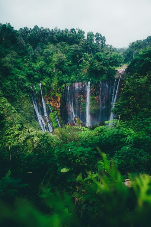 waterfall, natural landscape, nature, water resources, body of water