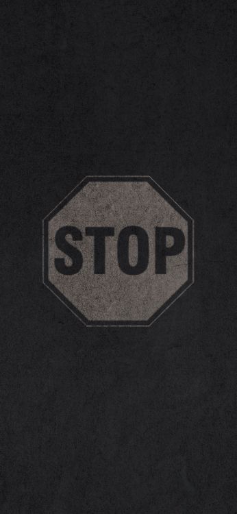 Monochrome, Logo, Gris, T-shirt, Asphalt. Wallpaper in 1407x3045 Resolution