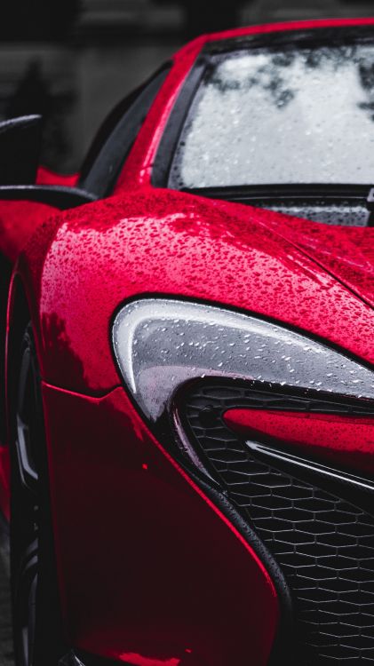 Mclaren Automotive, Roi, Supercar, Red, Extérieurs D'automobile. Wallpaper in 1080x1920 Resolution