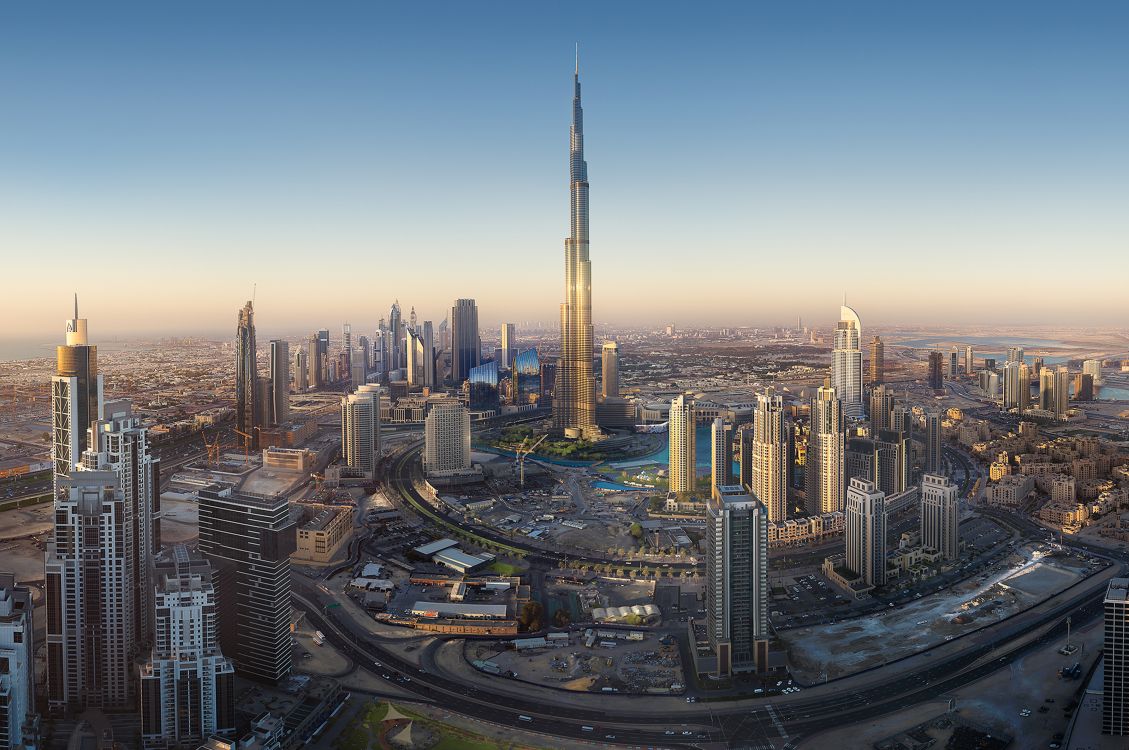 Horizonte de la Ciudad Durante la Noche. Wallpaper in 3200x2124 Resolution