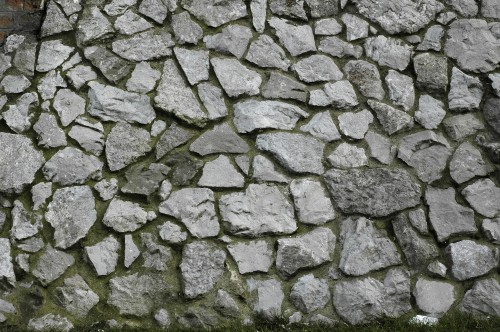 Image gray and black brick wall