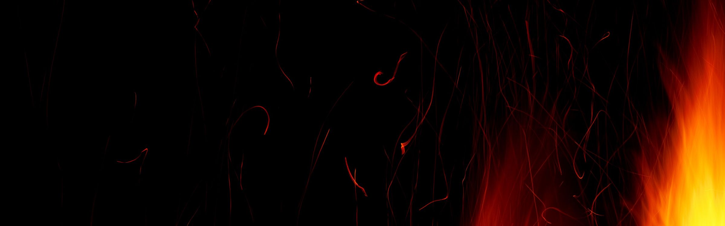 Rote Und Weiße Lichtstreifen. Wallpaper in 3840x1200 Resolution