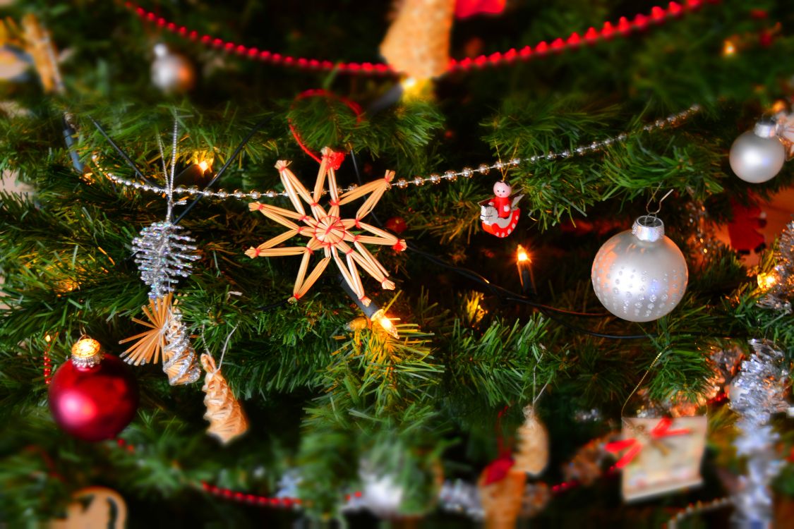 Arbre de Noël, Ornement de Noël, Le Jour De Noël, Décoration de Noël, Sapin. Wallpaper in 6000x4000 Resolution