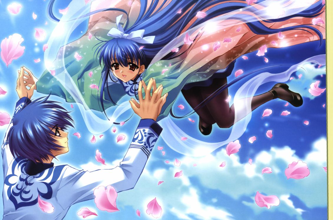 Personaje de Anime Masculino de Pelo Azul. Wallpaper in 6034x4000 Resolution