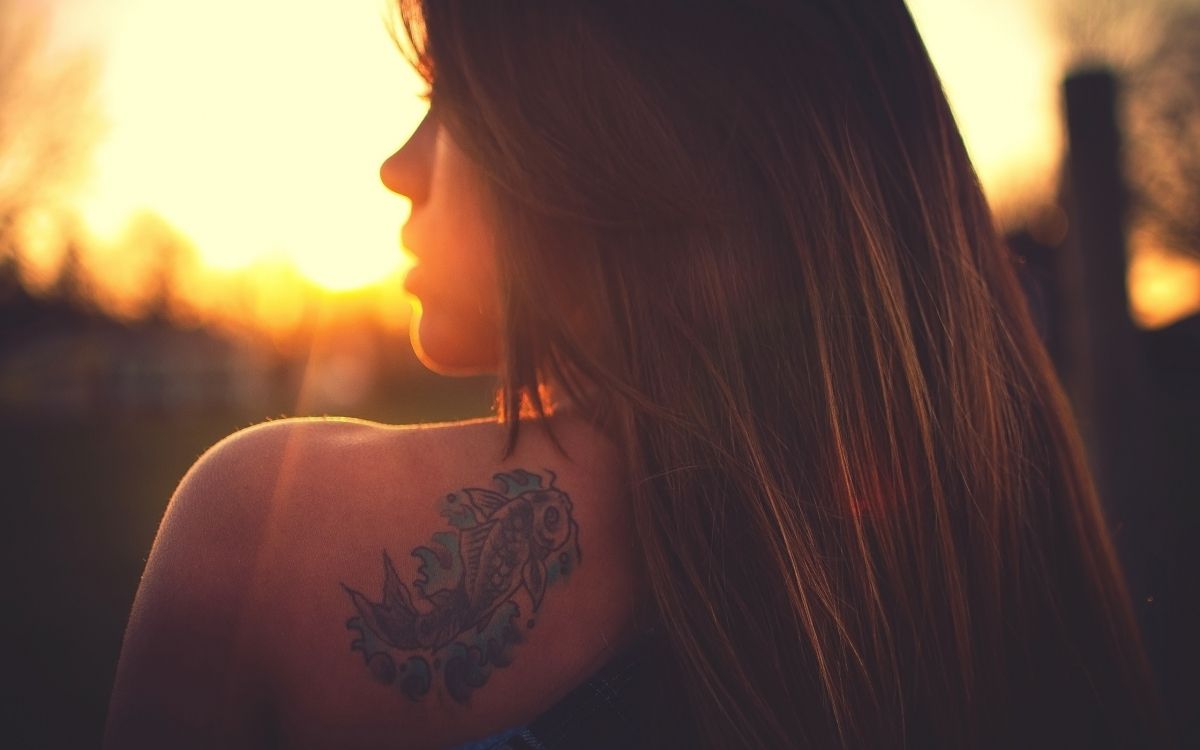 blond, hair, shoulder, sunlight, neck