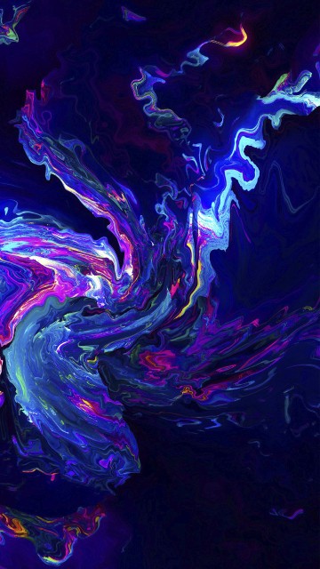 Image water, purple, liquid, art, painting
