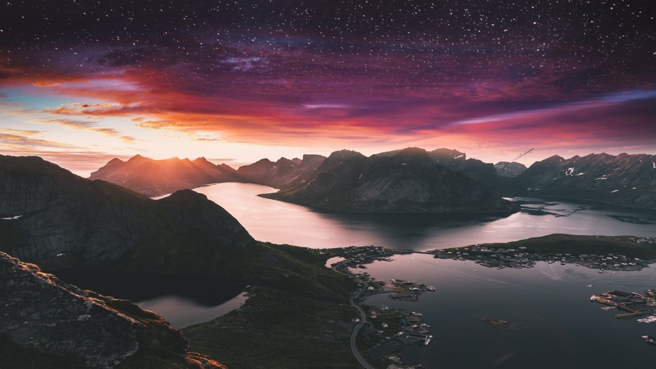 性质, 自然景观, 反射, 气氛, 早上 壁纸 2560x1440 允许