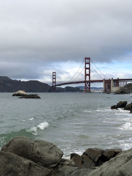San Francisco, Puente Golden Gate, Puente Colgante, Agua, Baker Beach. Wallpaper in 2923x3899 Resolution