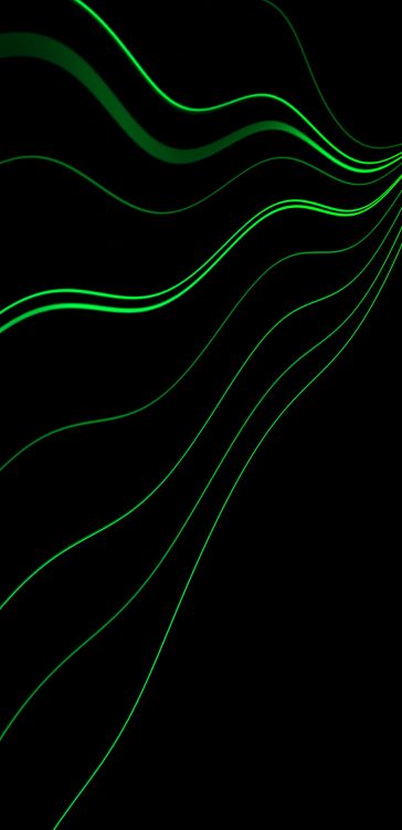 Grüne Und Weiße Linie Abbildung. Wallpaper in 2700x5550 Resolution