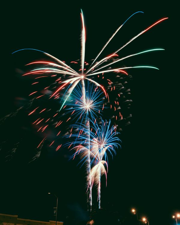 Feuerwerk, Neue Jahre Tag, Veranstaltung, Mitternacht, Nacht. Wallpaper in 3376x4220 Resolution