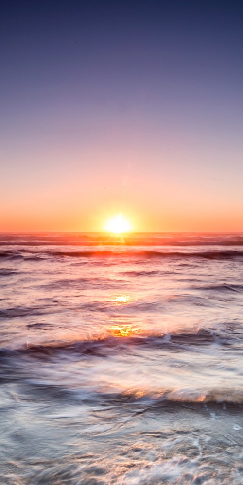 Image ocean, nature, water, afterglow, liquid