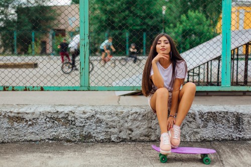 Image green, beauty, footwear, street fashion, lip