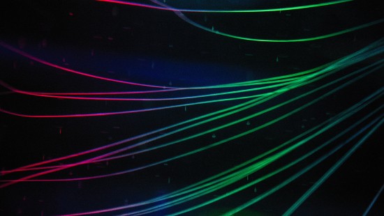 Image blue and white light streaks