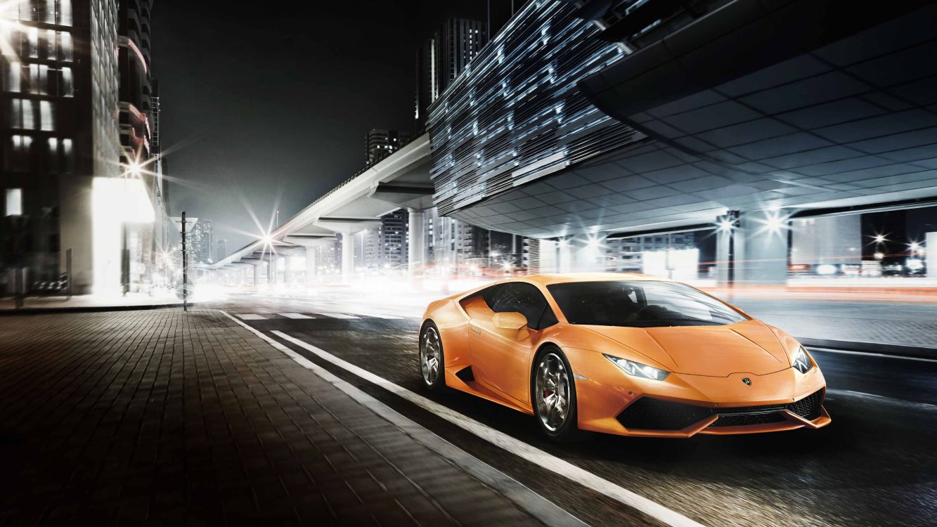 Porsche 911 Jaune Garée Devant un Bâtiment Blanc. Wallpaper in 8889x5000 Resolution