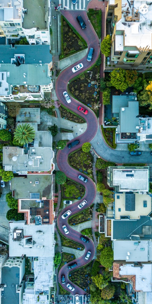 Image lombard street, golden gate bridge, fishermans wharf, hyde street, Alcatraz Island