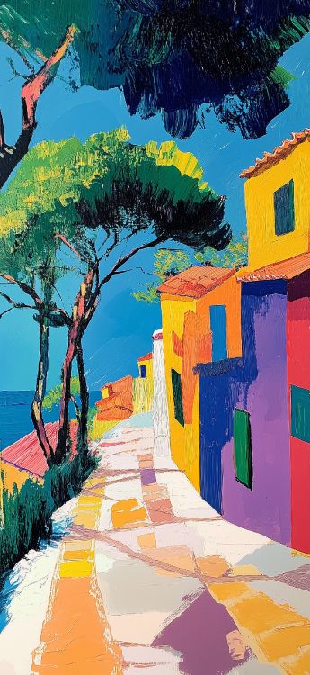 Arte, Arte Moderno, la Poesía, Óleo, El Impresionismo. Wallpaper in 1472x3200 Resolution