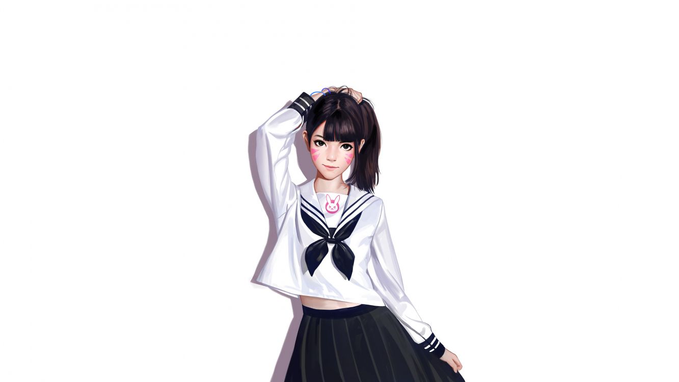 掩护, 头发, 发型, 姬切, 卡通 壁纸 3840x2160 允许