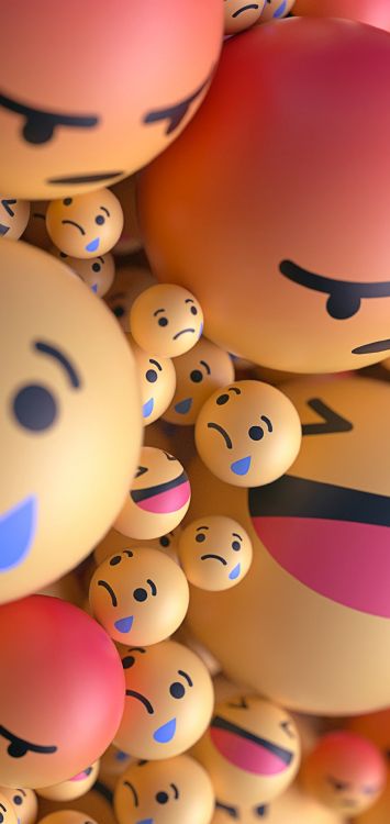 Emociones 3d, Emoticono, Emocion, Emoji, Sonrisa. Wallpaper in 1080x2280 Resolution