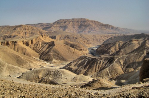 Image brown and gray mountains under blue sky during daytime