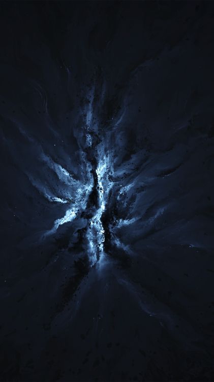 液体, 电蓝色的, 对称, 圆圈 壁纸 1080x1920 允许